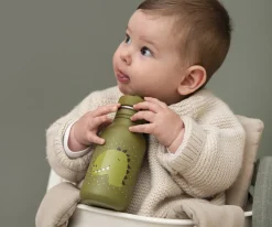 Botella Acero Trixie Mrs.DIino 350ml + 6 Pegatinas Redondas Blue Regalo