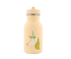 Botella Acero Trixie Mrs.Unicorn 350ml + 6 Pegatinas Redondas Yellow Regalo