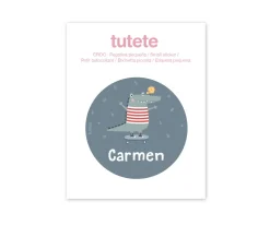 Botella Campus Pop-Up Personalizada Tutete Blue 400ml Croc