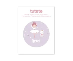 Botella Campus Pop-Up Personalizada Tutete Pink 400ml Ballet