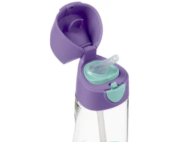 Botella de Tritán con Pajita 450 ml Lilac Pop