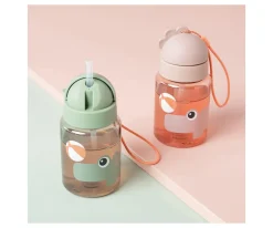 Botella Plástico con Pajita Playground Powder