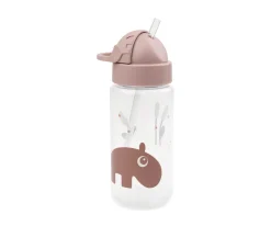 Botella Plástico con Pajita Ozzo Powder