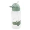 Botella Plástico con Pajita Croco Green