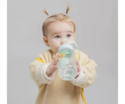 Botella Plástico con Pajita Kiddie Jungle Personalizable