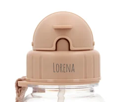 Botella Plástico Funny Letters Personalizable