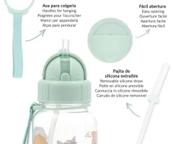 Botella Plástico The Three Little Pigs Personalizable