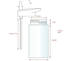 Botella Tritán Minnie Mouse Drink Up 450ml Personalizable