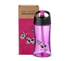 Botella Tritán 350ml Vaca Purple