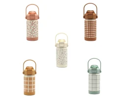 Botella Térmica Acero Sip + Chug Sienna Gingham 350ml