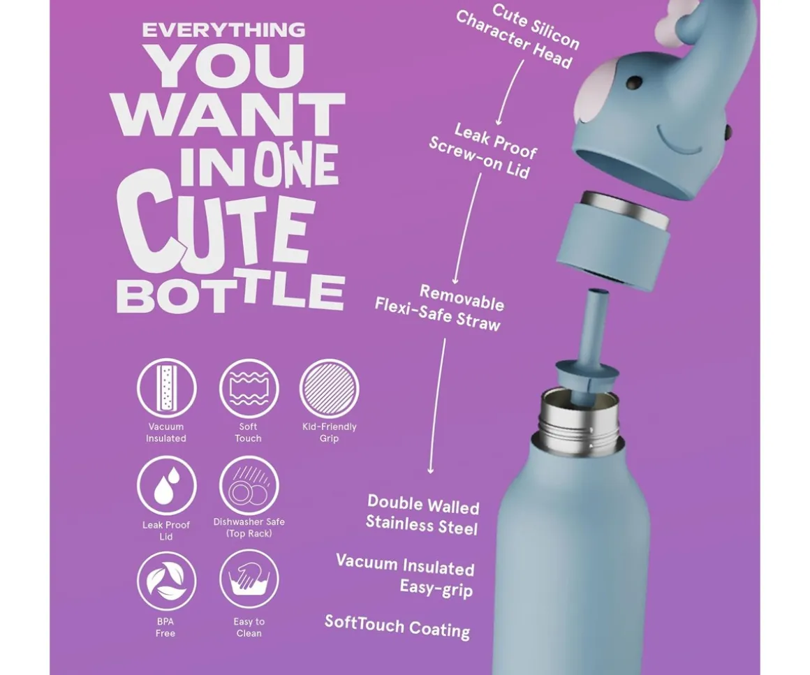 Botella Térmica Bestie Elefante 460 ml