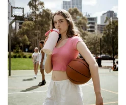 Botella Térmica con Boquilla Plegable y Asa 1L Pink Paradise