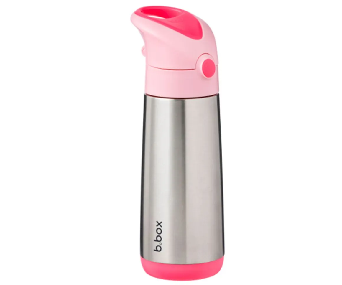 Botella Térmica con Pajita 500ml Flamingo Fizz