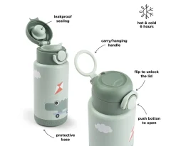 Botella Térmica Playground Green 340 ml