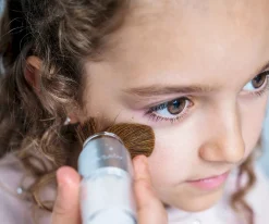 Brocha & Polvos Brillantes Plata