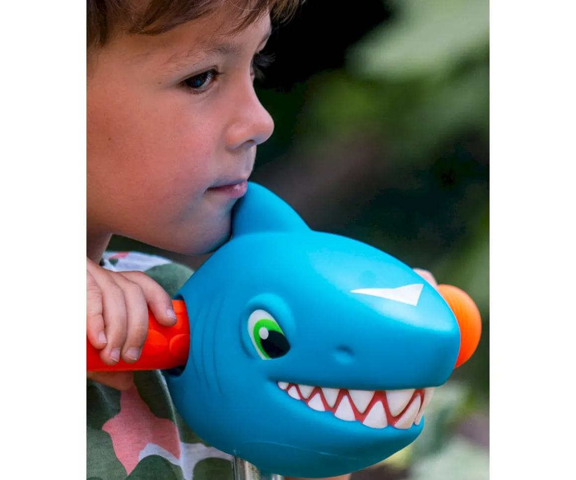 Cabeza Patinete Tiburon Azul