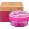 Caja Almuerzo con Tapa Refrigerante N'ice Cup Purple