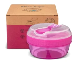 Caja Almuerzo con Tapa Refrigerante N'ice Cup Purple