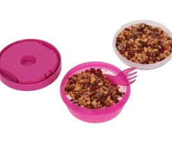 Caja Almuerzo con Tapa Refrigerante N'ice Cup Purple