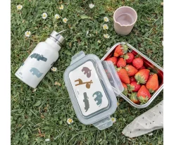 Caja Almuerzo de Metal Deer Friends Mustard