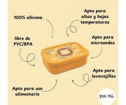 Caja Almuerzo de Silicona León