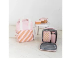 Caja Almuerzo Grande Big Stripes Pink