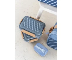Caja Almuerzo Grande Stripes Blue