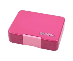 Caja Almuerzo Snack Purple Bandeja Unicornio 3 Compartimentos