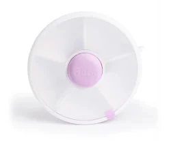 Caja Almuerzo Snack Spinner Flip, Correa de Mano y Hoja de Pegatinas Taro Purple