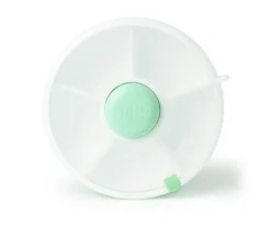 Caja Almuerzo Snack Spinner Flip, Correa de Mano y Hoja de Pegatinas Mint Green