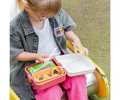 Caja Almuerzo Snacky Rosa Birds