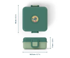 Caja Almuerzo Snacky Verde Forest