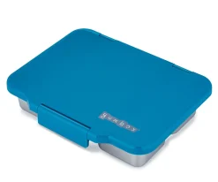 Caja Almuerzo Yumbox Pret Acero Normandy Blue 4 Compartimentos