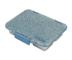 Caja Almuerzo Yumbox Pret Acero Paris Blue 4 Compartimentos