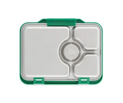 Caja Almuerzo Yumbox Pret Acero Verde 4 Compartimentos