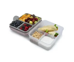 Caja Bento 2 Niveles Pink Purple Grey