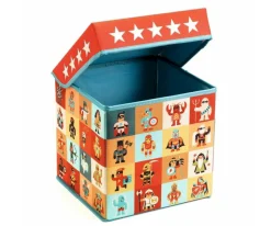 Caja de Almacenamiento Con Asiento Estrellas