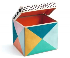 Caja de Almacenamiento Con Asiento Geometría