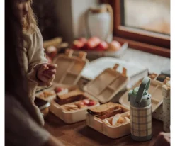 Caja de Almuerzo 3 Compartimentos Scandi Floral