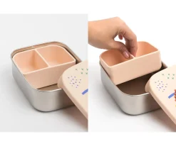 Caja de Almuerzo Acero Origami