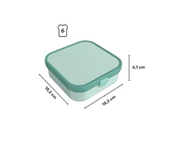 Caja de Almuerzo Bento Campus Grande Cool Blue