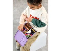 Caja de Almuerzo Compartimentos Bento Heart Lilac