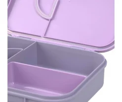 Caja de Almuerzo Compartimentos Bento Heart Lilac