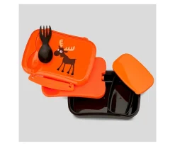 Caja de Almuerzo N'ice Box Kids Araña Grey