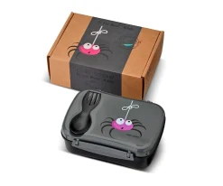 Caja de Almuerzo N'ice Box Kids Araña Grey