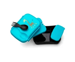 Caja de Almuerzo N'ice Box Kids Jirafa Turquoise