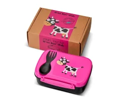 Caja de Almuerzo N'ice Box Kids Vaca Purple