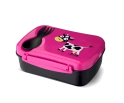Caja de Almuerzo N'ice Box Kids Vaca Purple