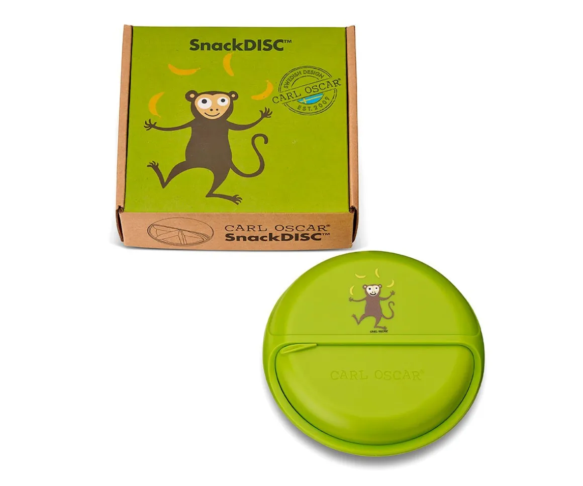 Caja de Almuerzo SnackDisc Mono Lime