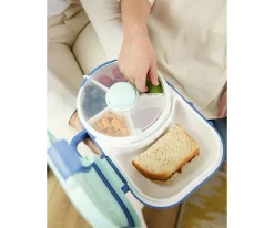 Caja de Almuerzo Spinner 2 in 1 Lunchox Blueberry Blue